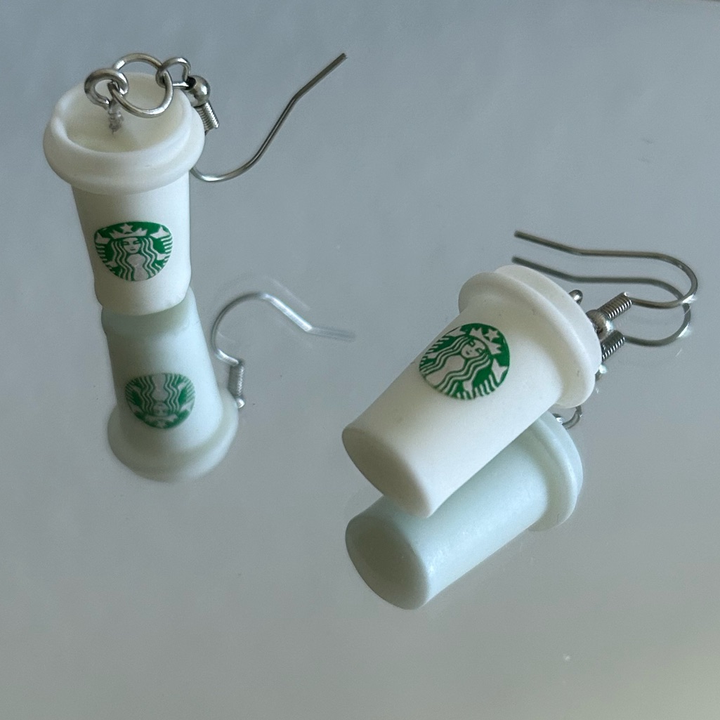 Starbucks Coffee Lovers Fashion Earrings 12$